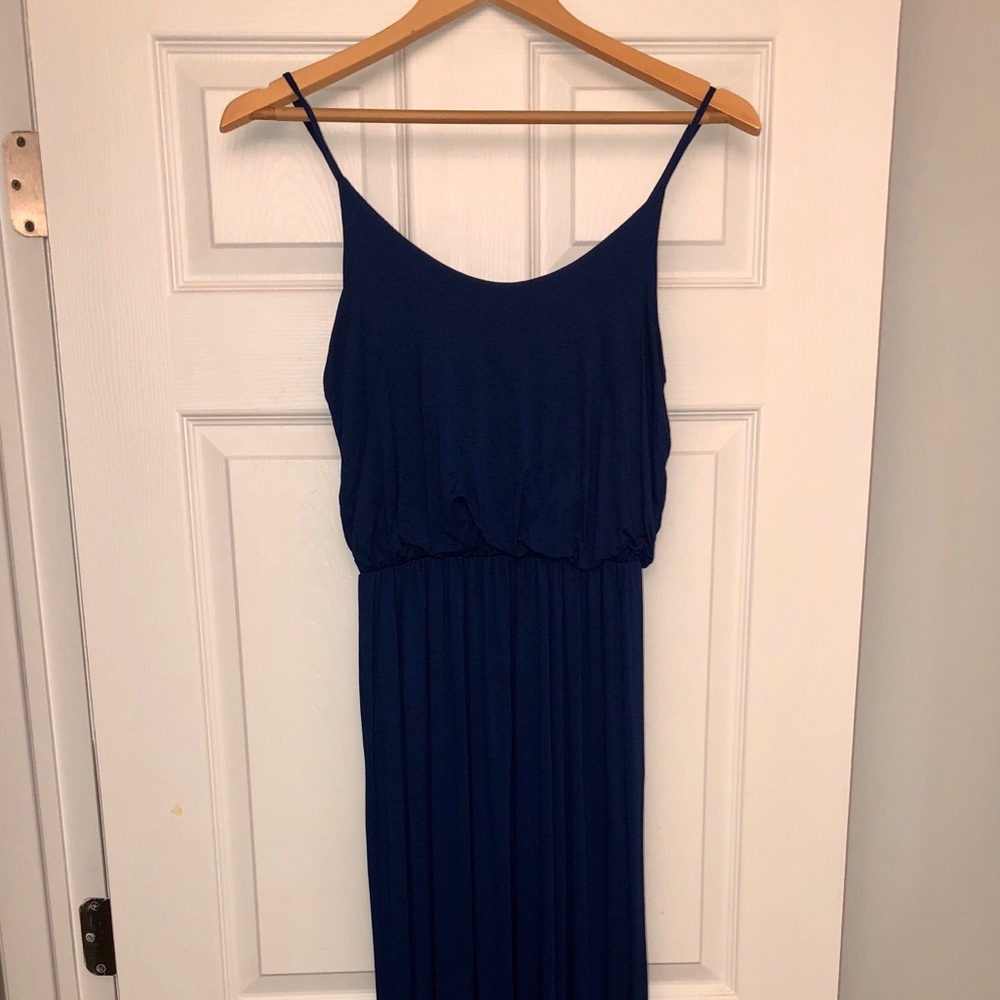 Navy blue maxi dress from Nordstrom